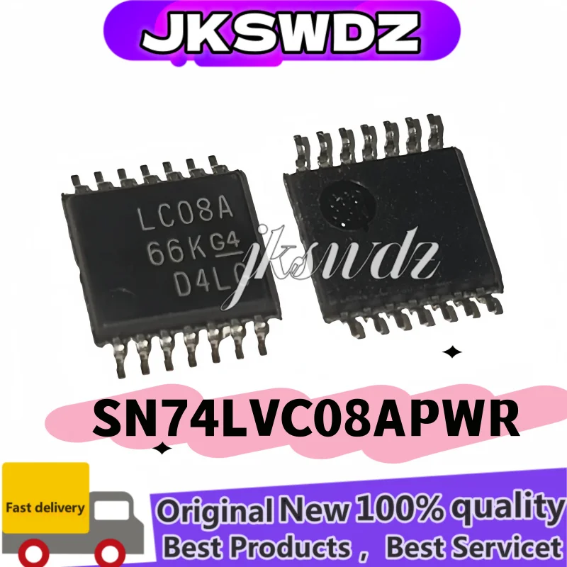

10PCS Origina new SN74LVC08APWR LC08A silk screen TSSOP-14 logic chip