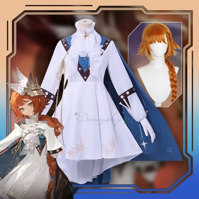 

Game Reverse 1999 Sonetto Cosplay Costume The Heart Of Tin Cosplay Wig Dress Headdress Accessories Full Set Uniform