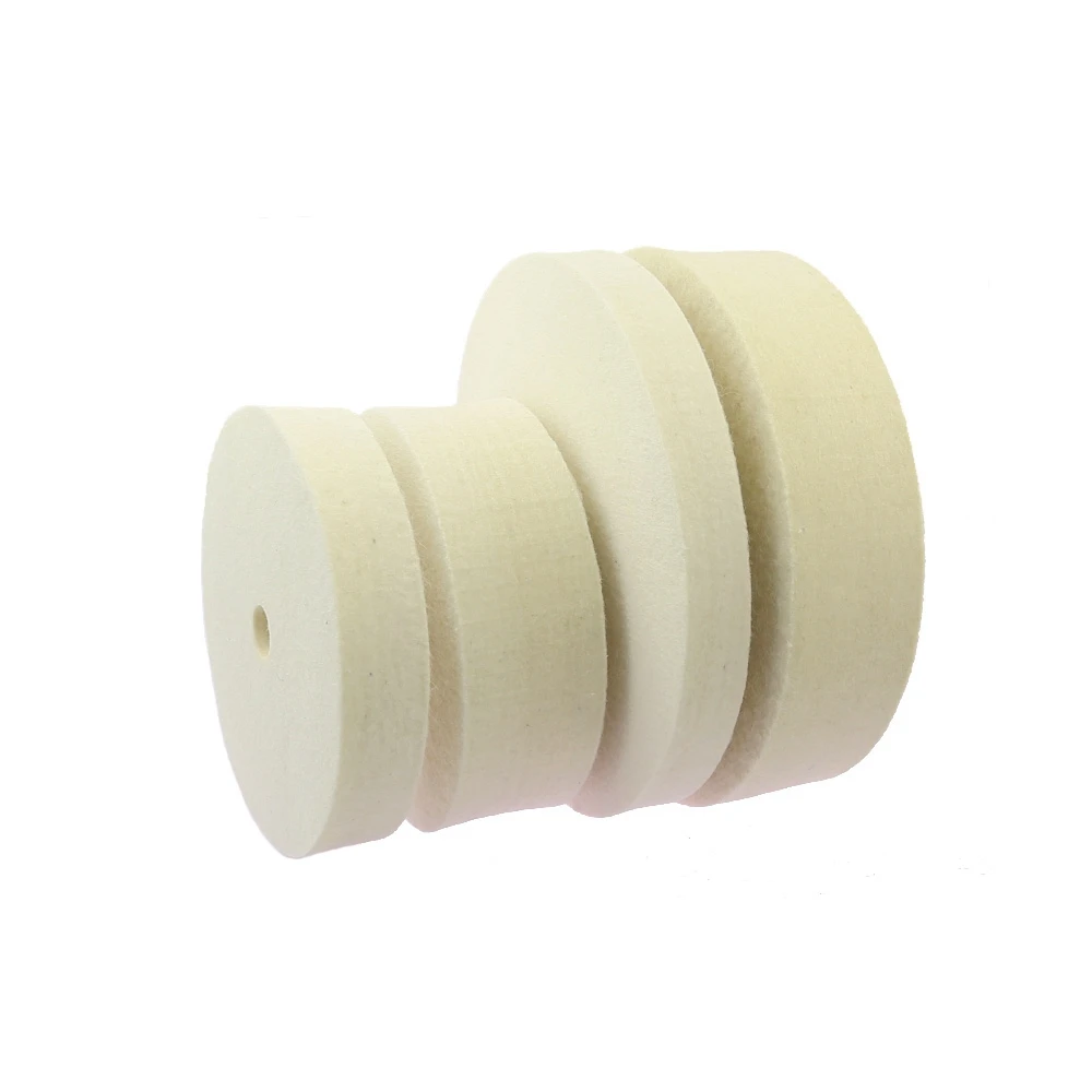 1 pc Wool Felt Buffing Wheel Polishing Wax for Final Mirror Finish