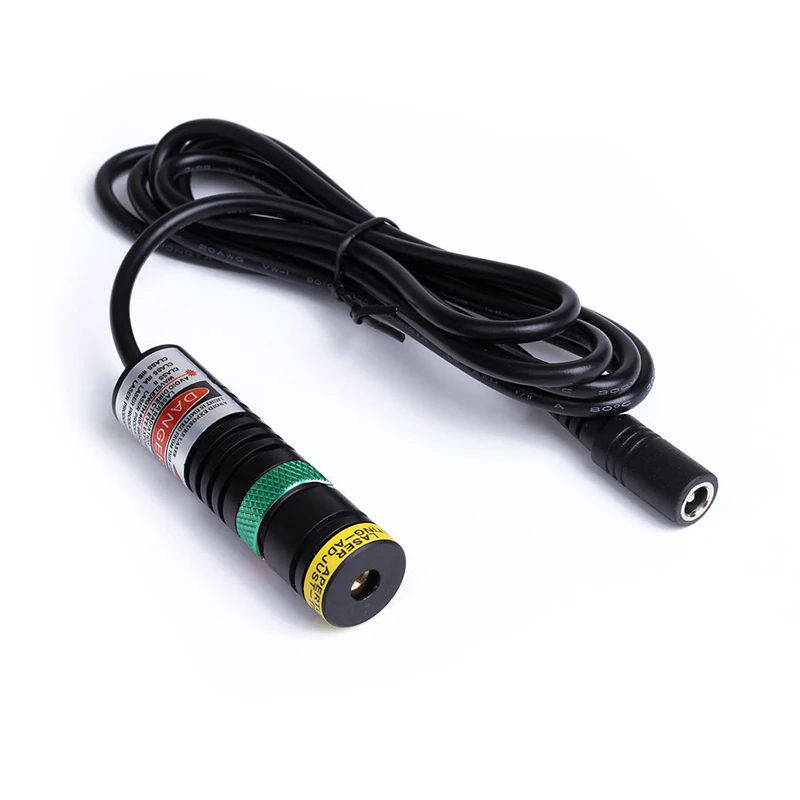 Focusable Cross Line D18x65mm 520nm Green 10mw 20mw 30mw 50mw 80mw 135mw Module Laser for Wood Cutting (FREE with EU Adapter )