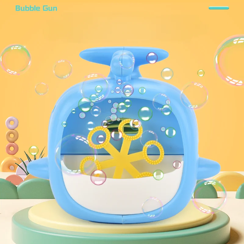 ฟองสบู่ไฟฟ้า ​ การ์ตูนไดโนเสาร์รูปสัตว์เต็มอัตโนมัติต่อเนื่อง Bubble Hand-held Desktop Bubble Machin