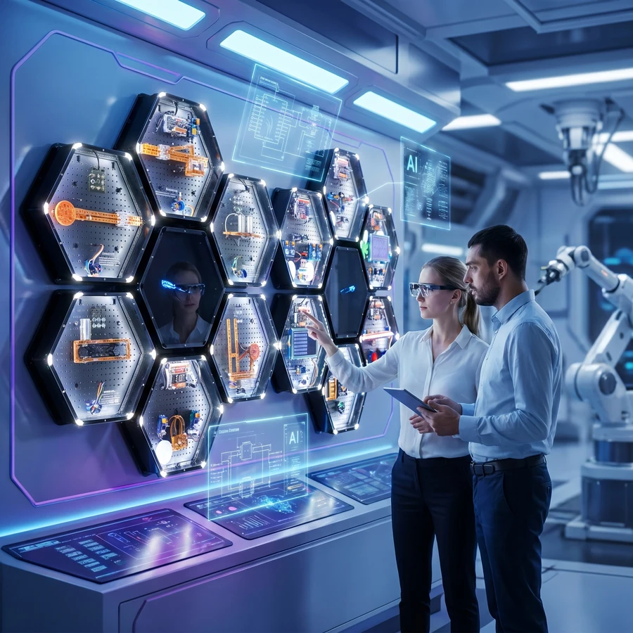 Multimodal Science Teaching AI Board STEM Learning Equipment International School AI Interactive Demonstration Solution