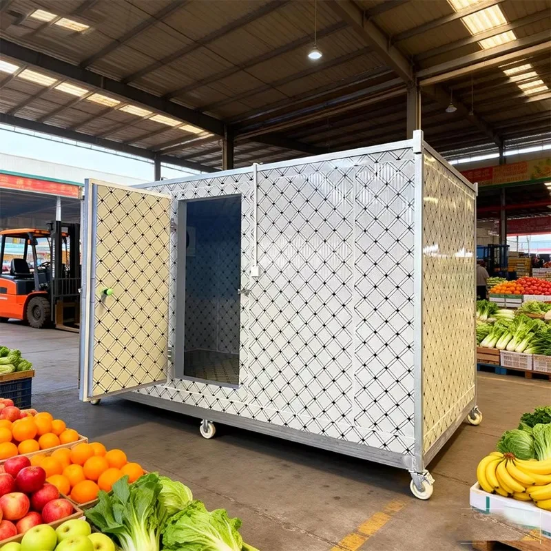 Walk in Freezer Prefabricated Cold Room Energy Saving Anti Rust for Frozen Meat Seafood Storage Custom
