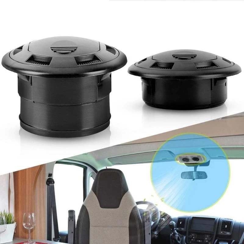 High Efficiency Travel Motorhome Round Air Ventilation Outlet Louver with Adjustable Enhances Comfort Travel Buses