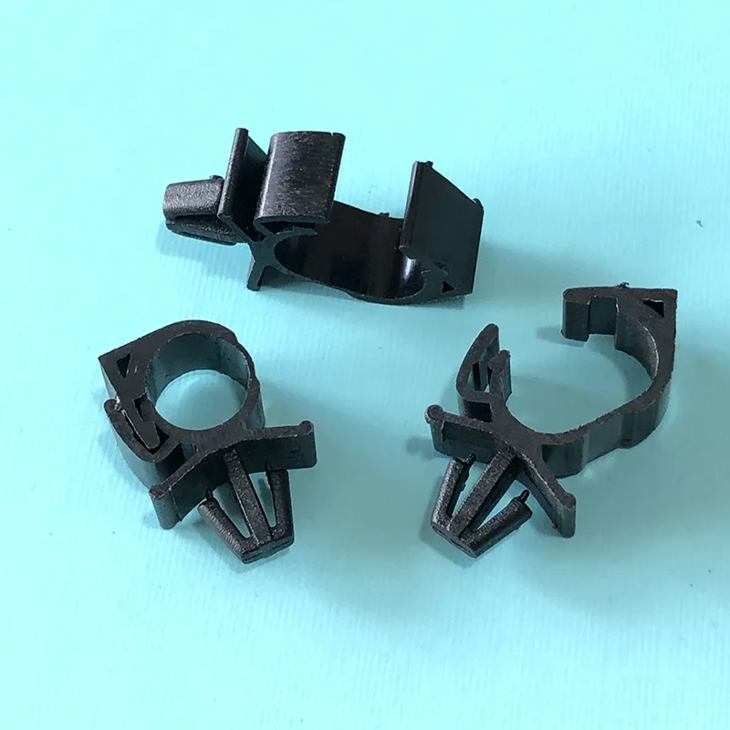10Pcs Car Wiring Harness Fastener Route Fixed Retainer Clip Corrugated Pipe Tie Wrap Cable Clamp Oil Pipe Beam Line Hose Bracket