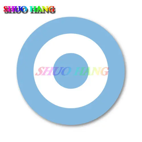 RAF Round Sticker Spanish Round Jamaica Round Italian Ring Decal Car Van Vinyl Auto Parts Window Trunk Motorcycle Decal PVC