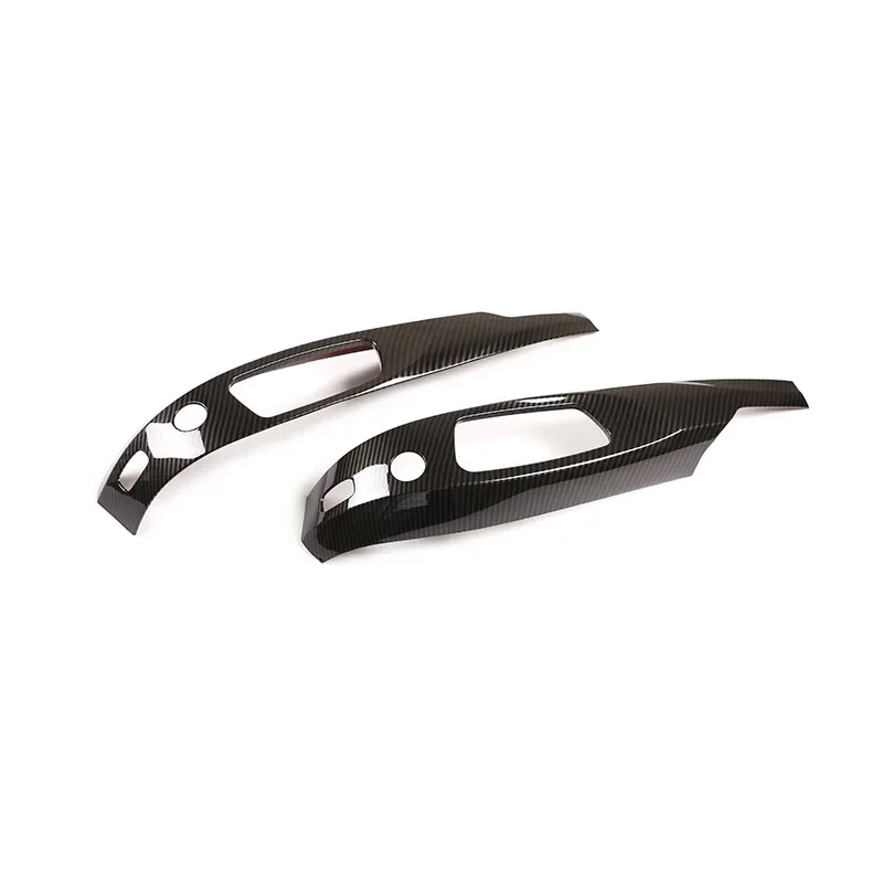 For BMW 3 Series E90 2005-2012 X1 E84 2010-2015 ABS Carbon Car Seat Side Adjustment Button Frame Decorative Cover Accessories