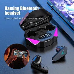 NEW X15 TWS Earphones Bluetooth Wireless Gamer Headphones 65ms Low Latency Earbuds fone Gamer Headset Gamer With Mic Handfree