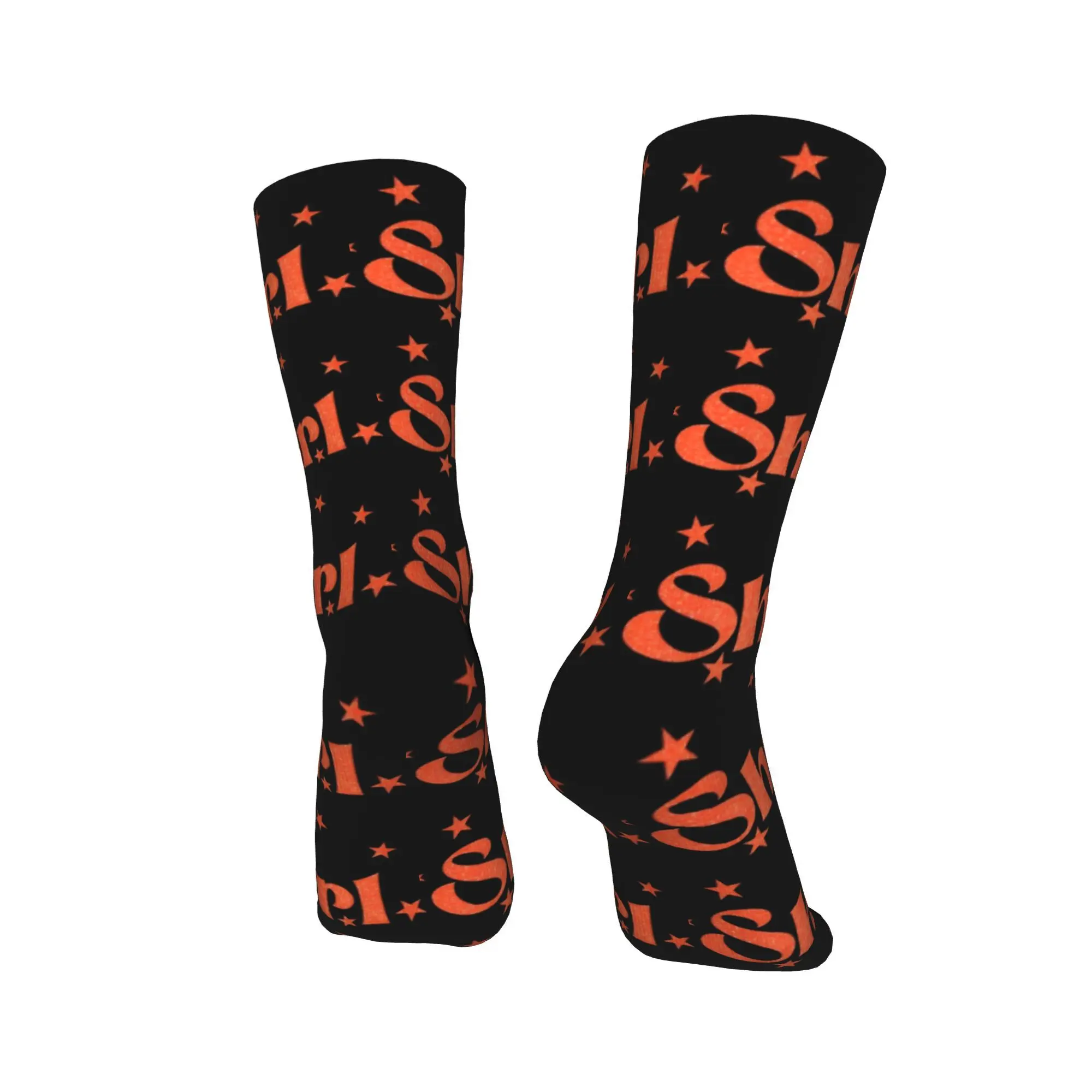 ショーガールアルバムソックスデザインストッキング滑り止めメンズソックスソフト秋ノベルティスケートボードソックス