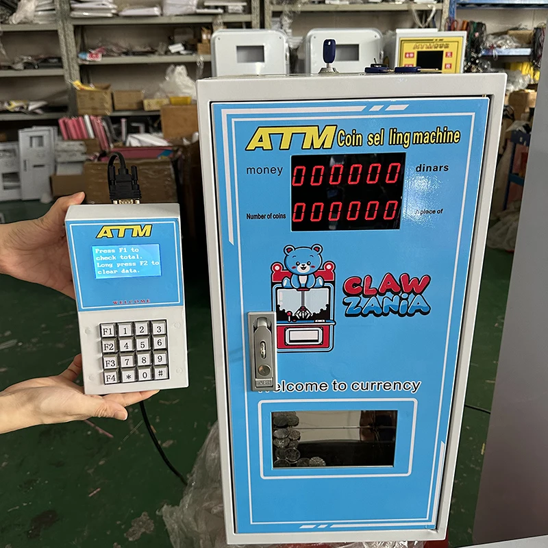for Custom token exchange machine, mini token exchange machine, small ATM, coin exchange machine