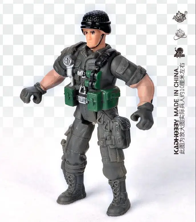 6 Teile/satz SS05-2 PVC Mini Counter Strike SWAT Soldat Action-figuren 4 zoll 10 cm PVC Spielzeug Militär Puppen mit gewehr Zubehör