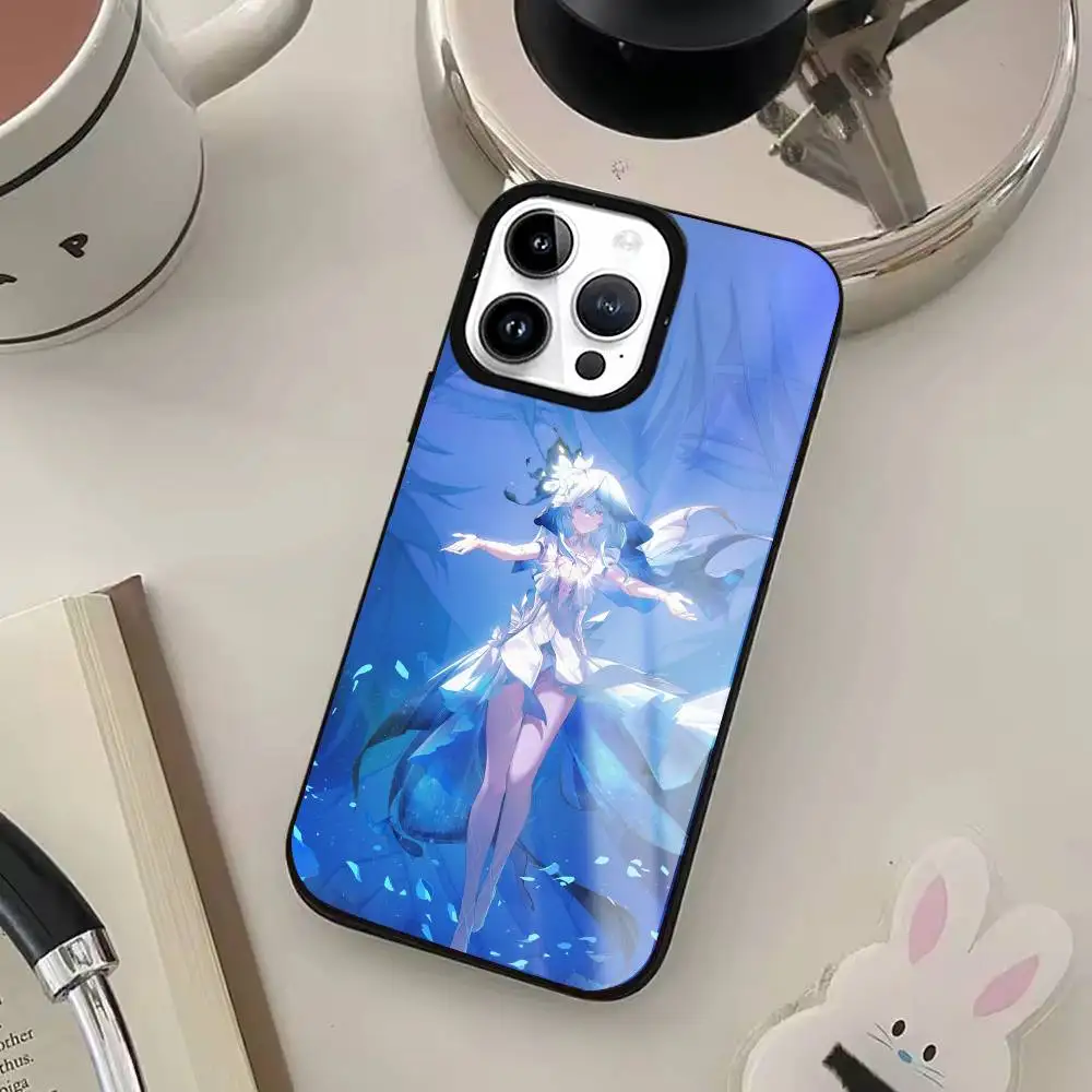 Casing Ponsel Wu-thering C-Carlotta W-Waves Untuk iPhone17,16,15,14,13,12,11 Plus,Pro Max Untuk Pengisian Daya Nirkabel Magsafe