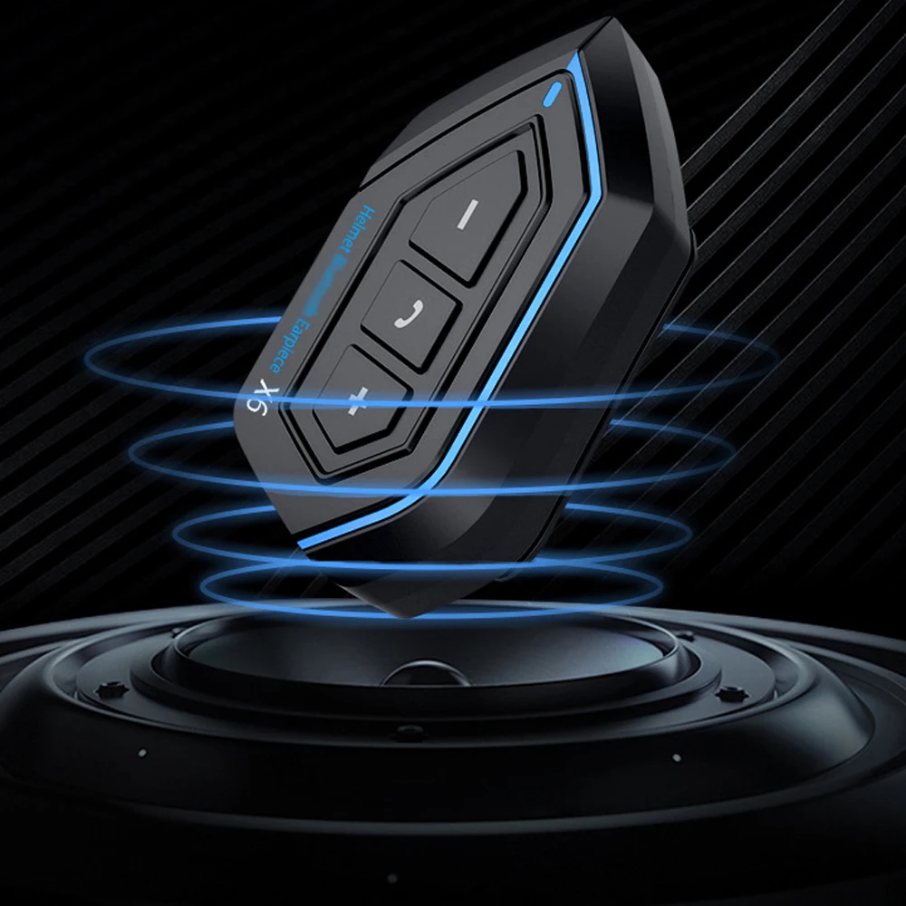 Headset Helm Sepeda Motor BT5.0 Headphone Interkom Helm Tahan Air Pengurang Kebisingan Mendukung Panggilan Bebas Genggam Jawab Otomatis