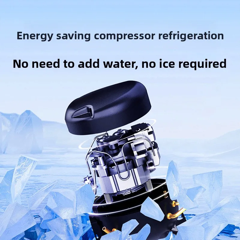 Portable All-In-One Home Camping Machine Small Air Conditioner Mosquito Net Electric Power Outdoor Unit Compressor Refrigeration