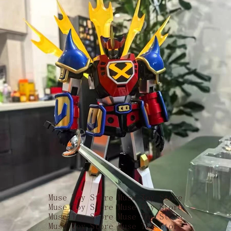 Na stanie Demon God of the War Horn Land Goshogun Sengoku Majin Goshogun Model ze stopu gotowy produkt Macron 1 Figurka Akcji