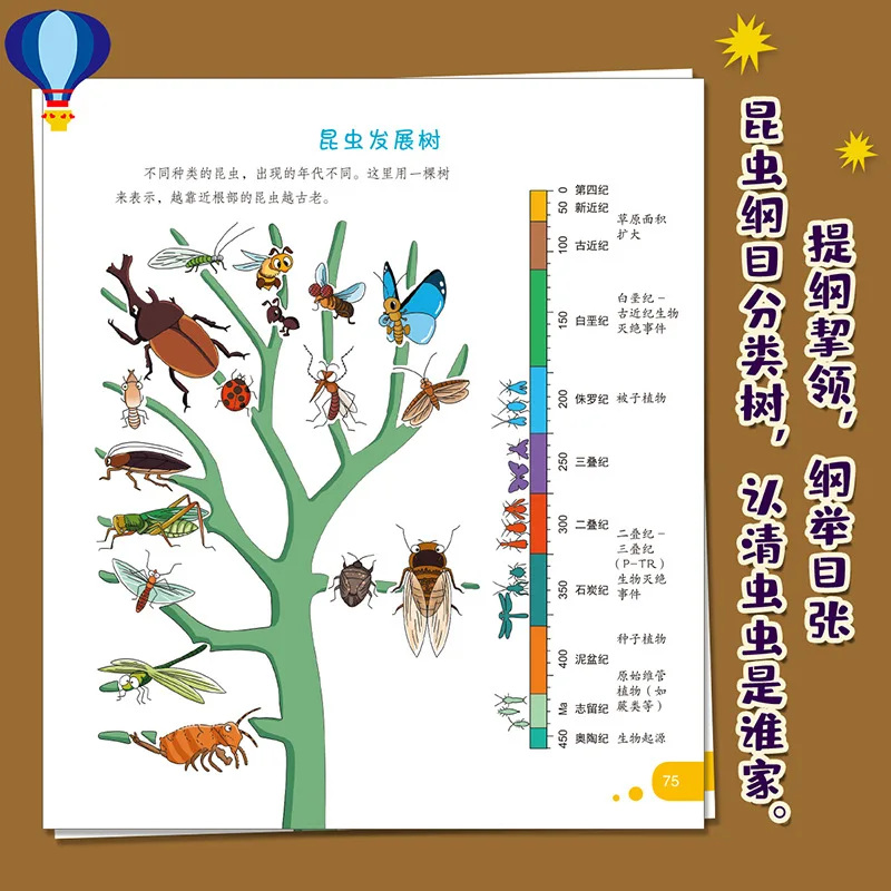 Wonderful Insect Chronicles, Colorful Science Popularization Comic Books, Popularization of Knowledge on Various Insect Species