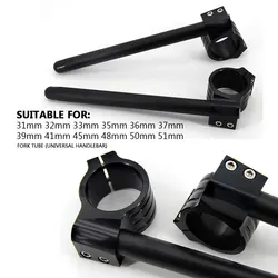 PRO Universal Gold Racing CNC Set 31 32 33 35 36 37 39 41 45 48 50 51 mm Clip on Ons Fork Handlebar Riser De Regular