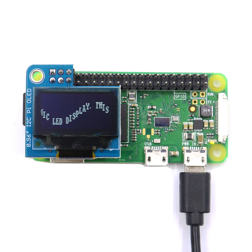 Módulo De Tela Raspberry Pi OLED, 128x64, 0, 96 Polegada OLED Display