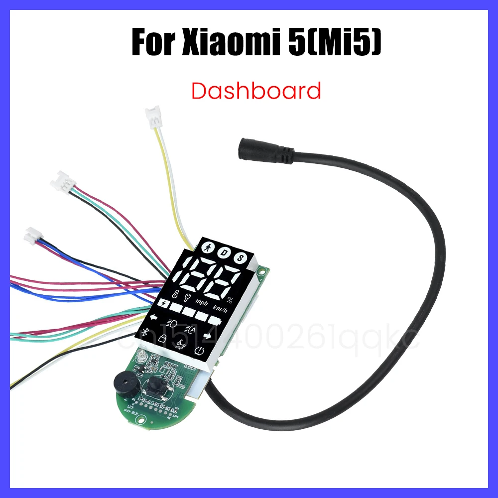 

Запасная приборная панель для электросамоката Xiaomi 5 Mi5: цифровой дисплей, спидометр, экран, плата управления, запчасти