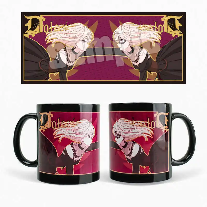 อะนิเมะ บัง ดรีม! Ave Mujica Doloris แก้ว Mortis Oblivionis คอสเพลย์กาแฟเซรามิคถ้วยน้ําผู้ชายผู้หญิงการ์ตูนถ้วยดื่มของขวัญ