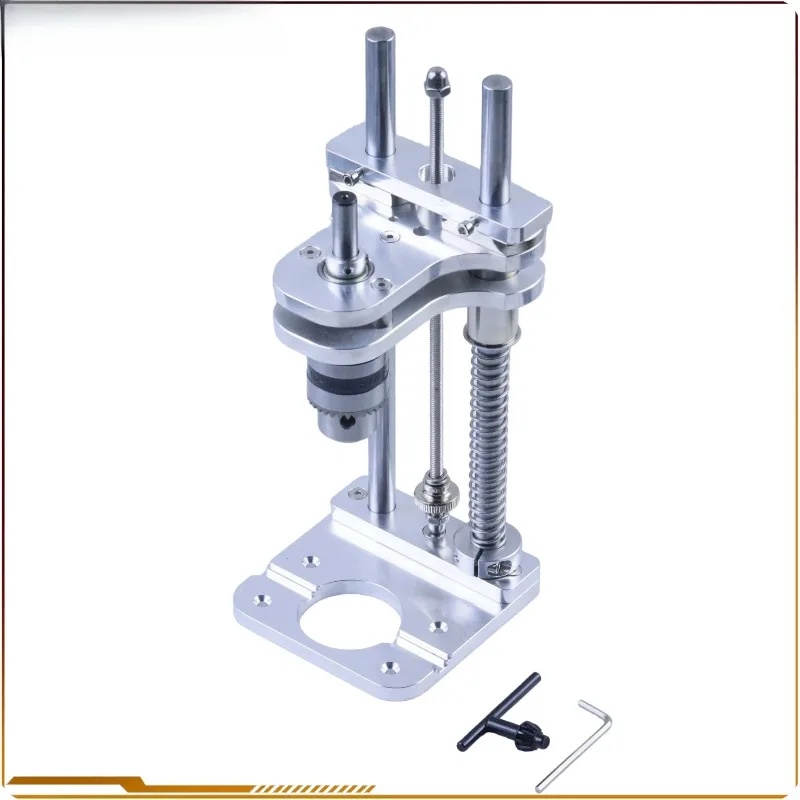 Electric Drill Vertical Drilling Bracket 25cm Optical Axis Drill Chuck 1-10mm Vertical Hand Aluminum Profile Drilling Support