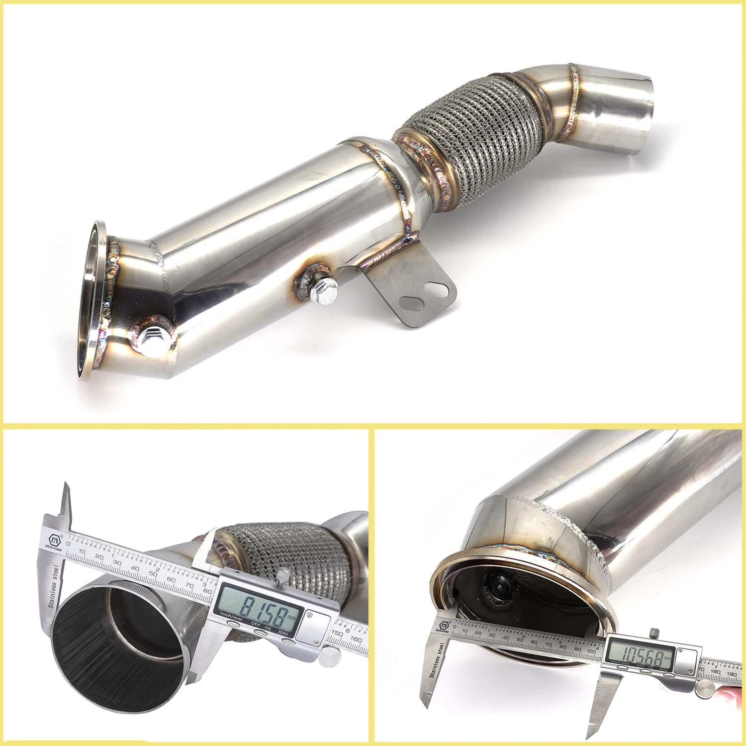 B58 Downpipe for BMW M140i M240i 340i 440i 540i 740i XDrive F20 F22 F23 F30 F31 F32 For Toyota Supra A90 A91 Engine view 4