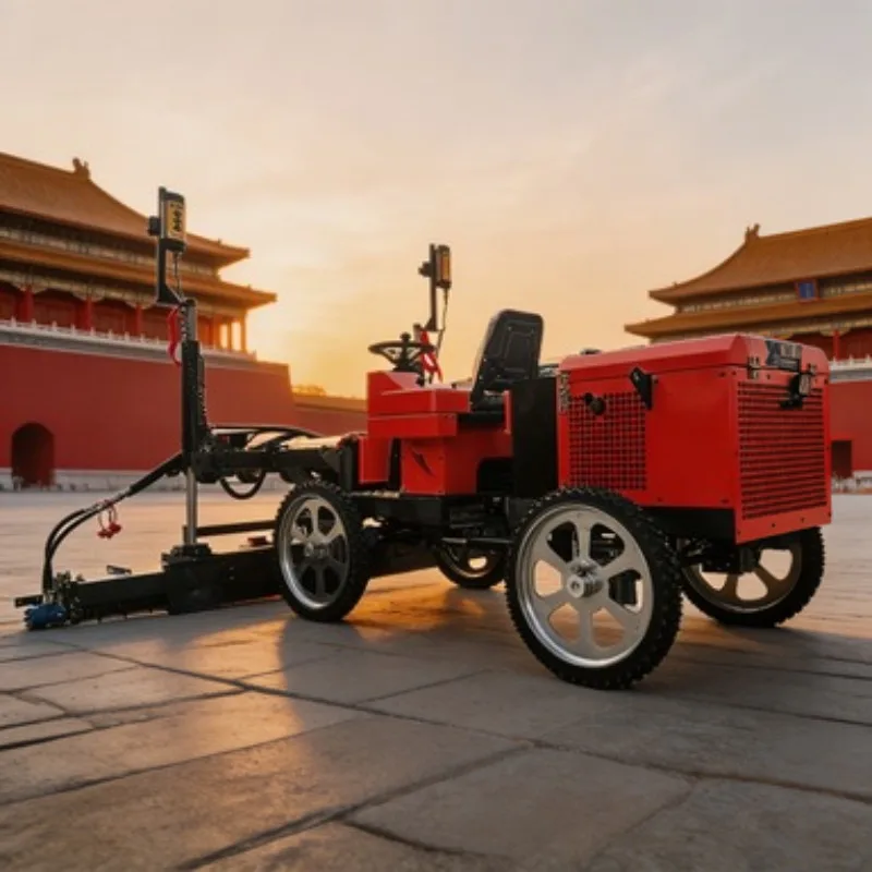 For Factory Workshop Laser Screed Concrete Floor Leveling System Self Propelled Vibratory Leveler for Industrial Plant Floor