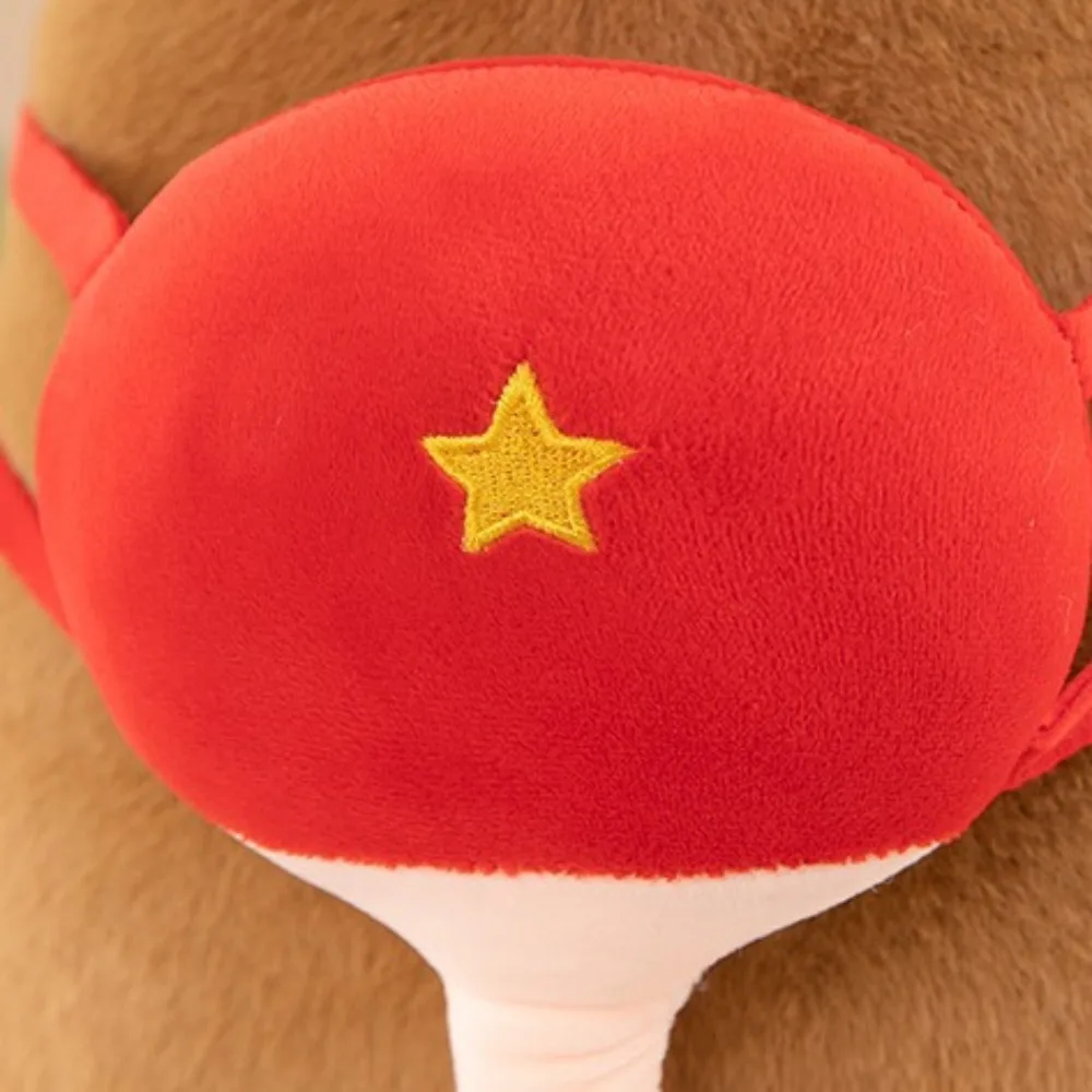 Cute Ping-pong Capybara Plush Doll Sport Cartoon Capybara Plush Toy Fluffy Soft Capibara Fluffty Doll Christmas Toy