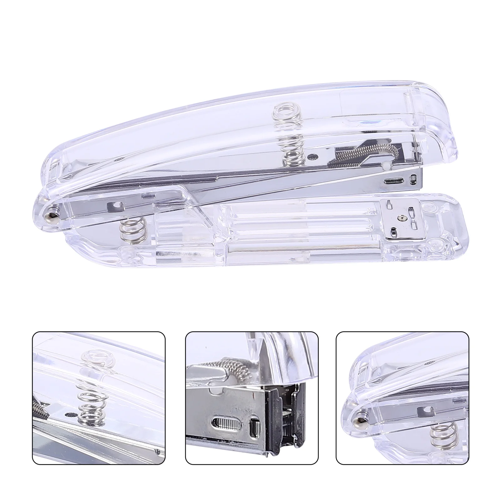 

1Pcs Creative Stapler Portable Compact Lightweight Plastic Stapler for Office School Paper Binding Tool