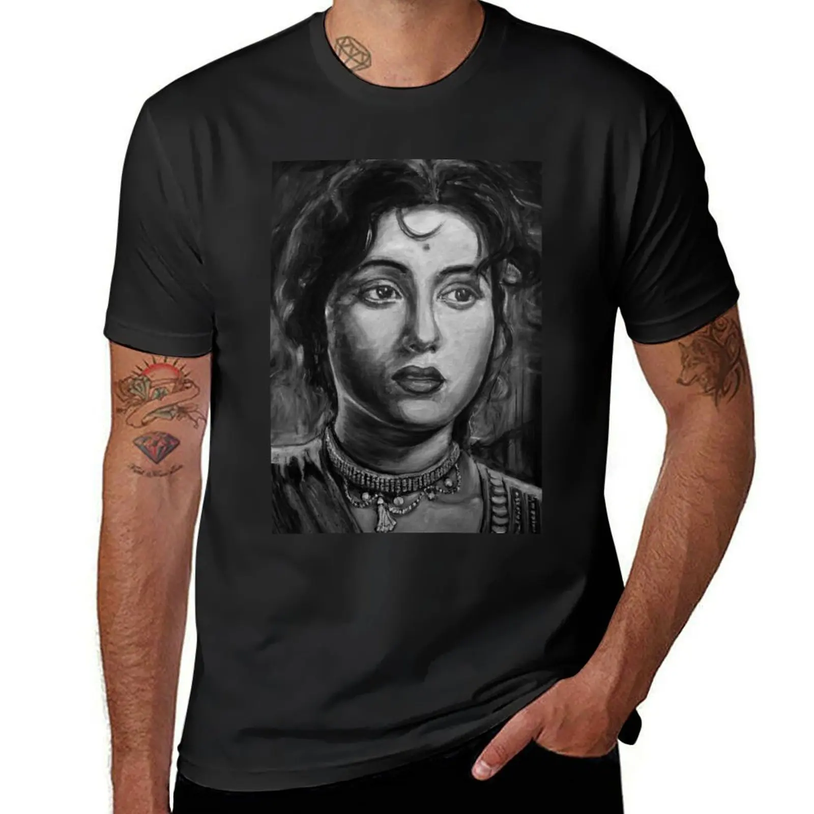 

Madhubala 1949 T-Shirt quick drying Short sleeve tee mens graphic t-shirts big and tall