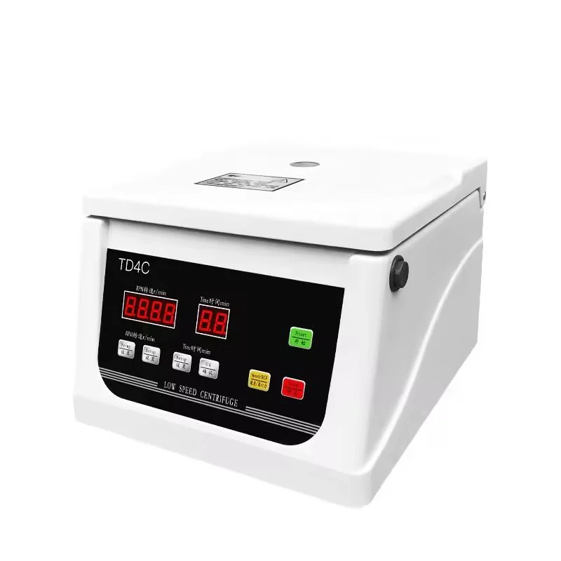 LCD Centrifuge Desktop Centrifuge Machine 2200xg 4000r/min LCD Screen Laboratory Benchtop Centrifuge with Timer for Blood Beauty