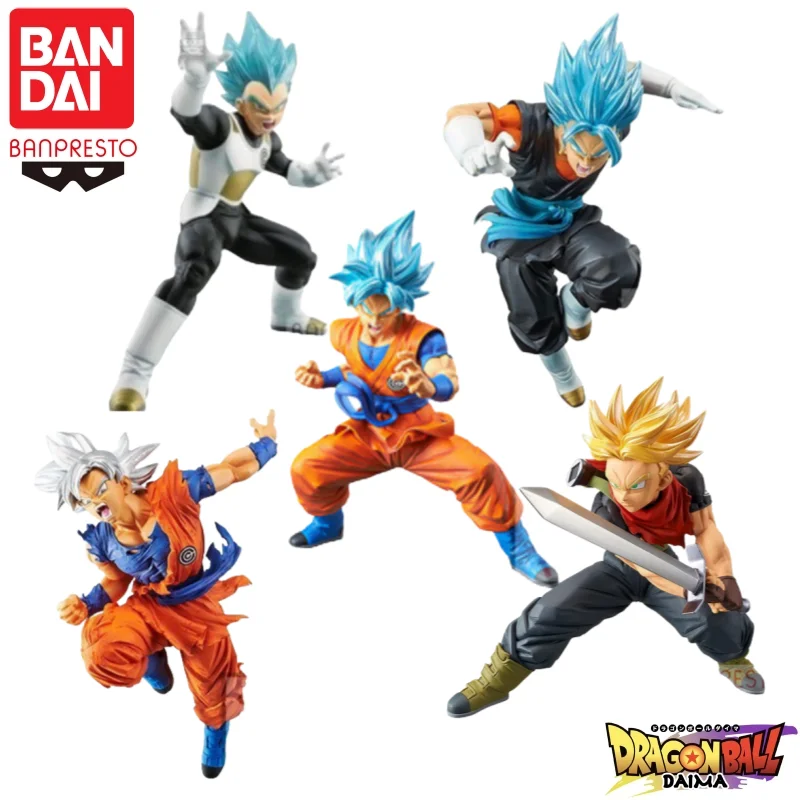 In Stock Bandai Original Banpresto Dragon Ball Son Goku Bejita Yonsei Vegetto Torankusu Action Figure Model Doll Brand New Boxed