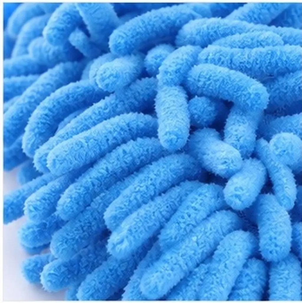 One-Side Bendable Chenille Duster Flexible Cleaning Tool for Tight Corners Home Office Car Glass Furniture Dust
