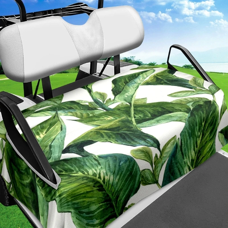 

Установка крышки сиденья автомобиля гольфа протектора места скамей картины листьев легкая установка