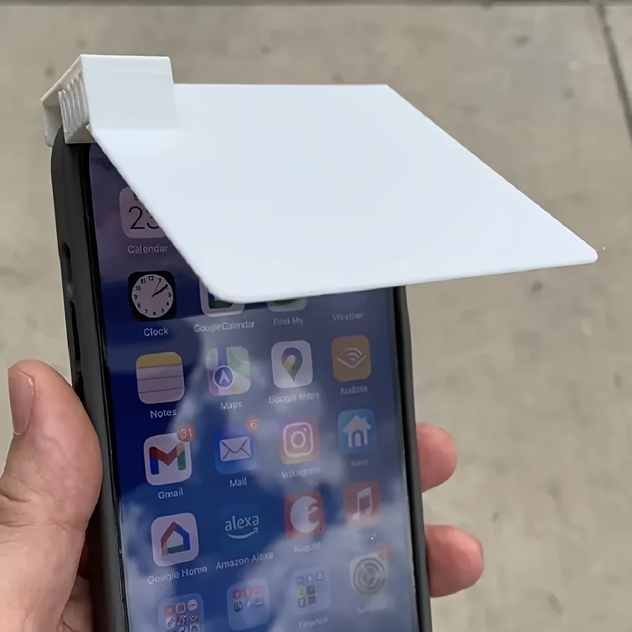 

Practical accessories for mobile phone sun visors, enhancing the visibility of the screen. Reduce the reflection of sunlight