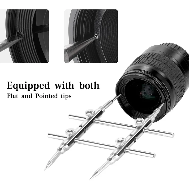 Lens repair tools T-shaped wrench Well Shaped T Wrench Lens Repair Tool for Precise Camera Lens Disassembly and Maintenance