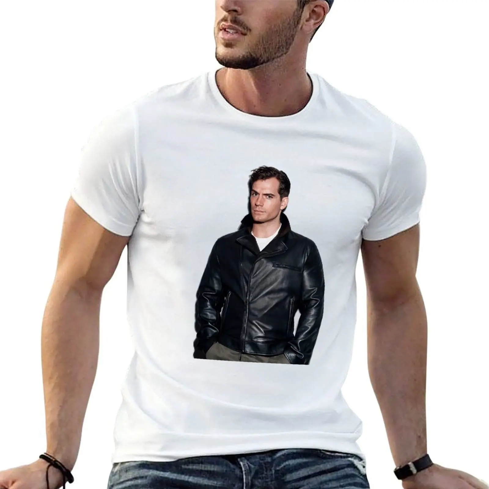 

Henry Cavill T-Shirt t shirts for man graphic funny cotton t shirts man 100% T-Shirt
