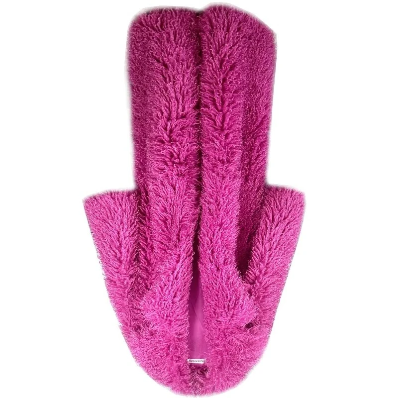 

Color Imitation Tokatan Wool Fluffy Coat Women's Imitation Fur Extended Suit Collar Winter Women's Coat Temperament Commuting