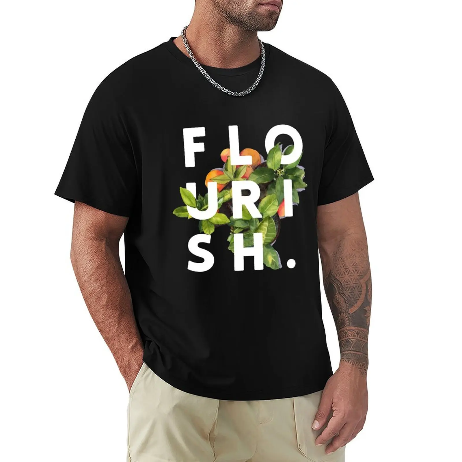 Flourish #redbubble #home #designer #tech #lifestyle #fashion #style T-Shirt Minimalist Graphic Tee Shirt