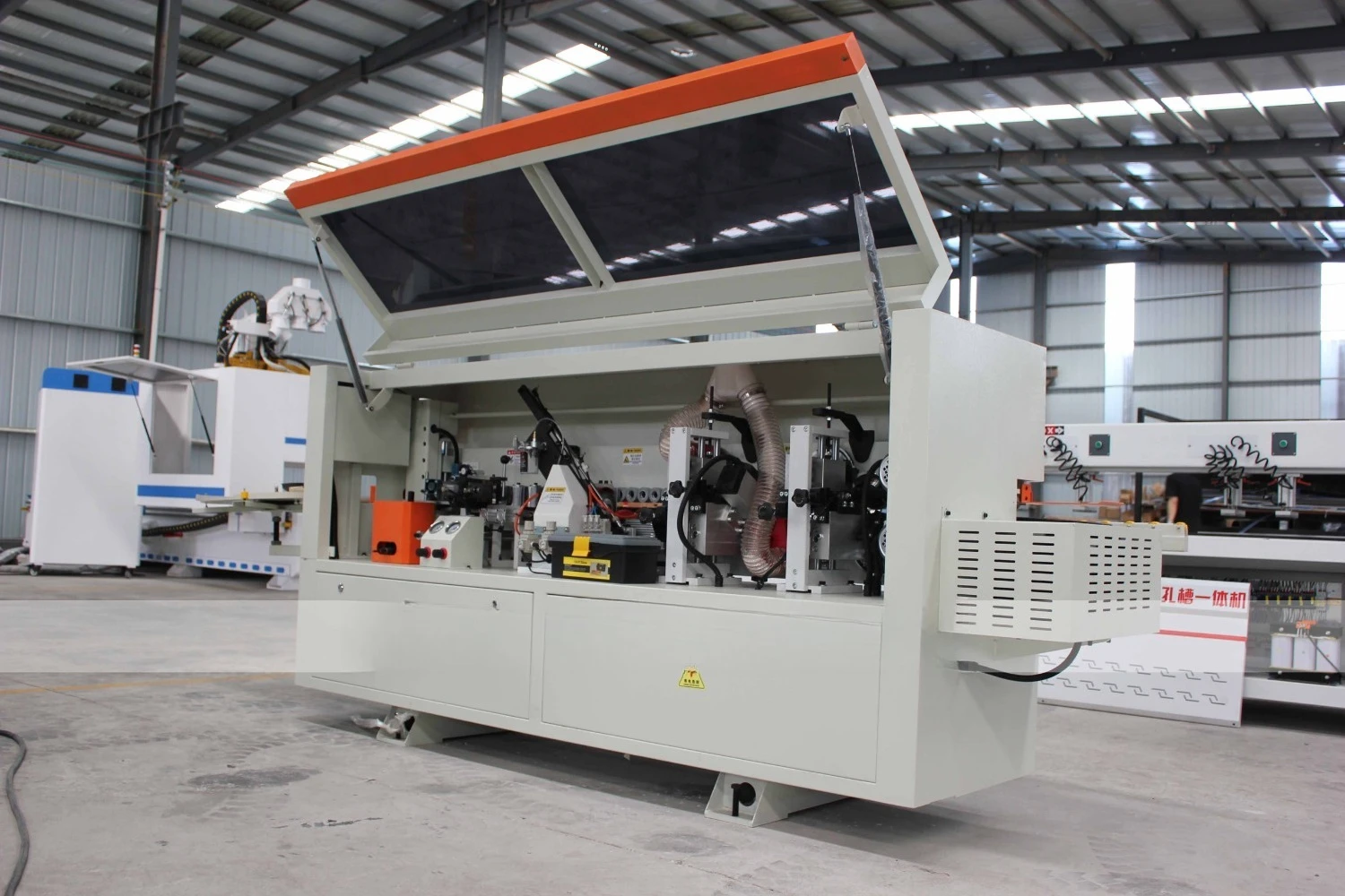 JINAN M-SHINE  Full Automatic PVC MDF Edge Banding Machine S2 Auto Curve Sealing Gluing Bonding Wood Edge Bander - view 6