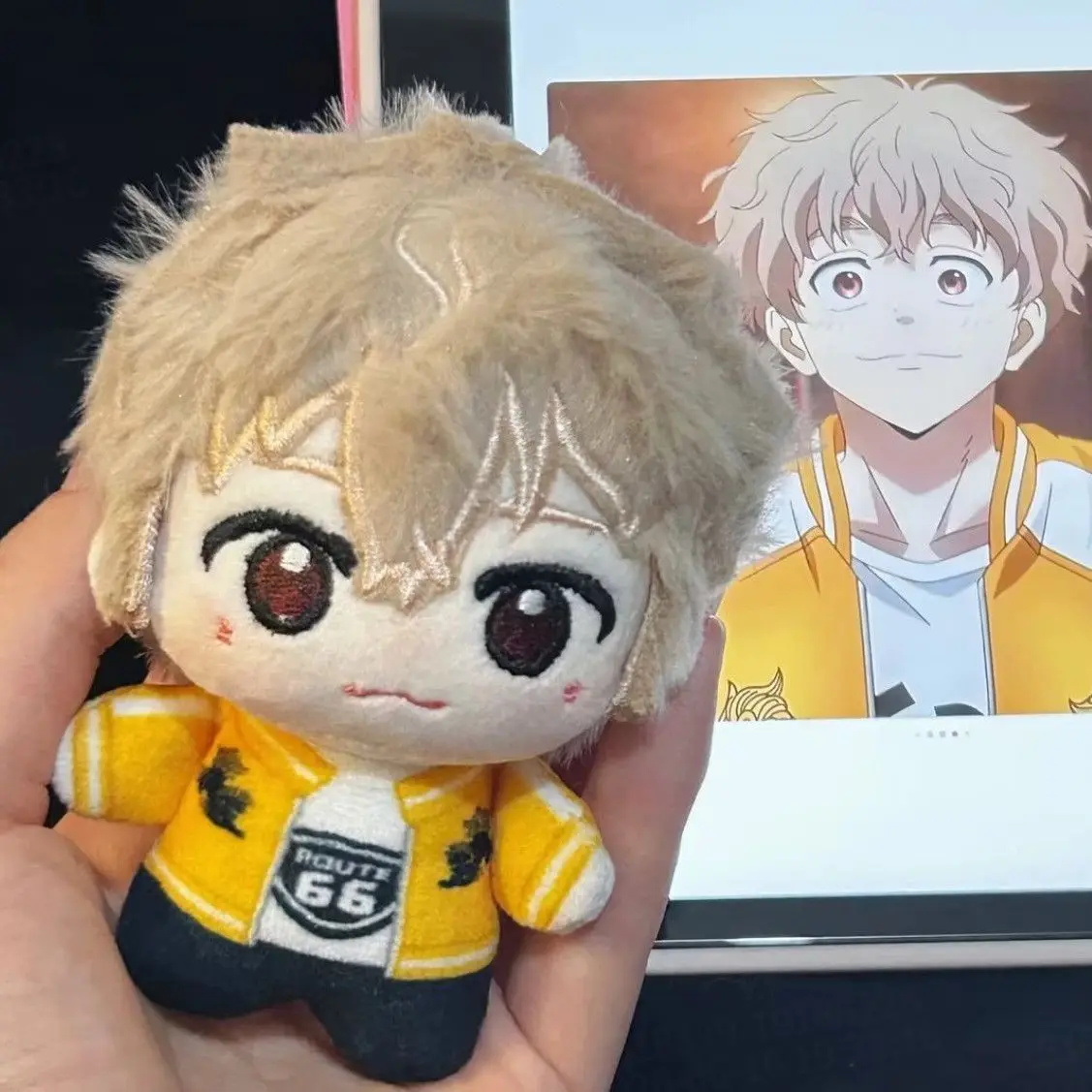 Akihiko Nirei Chiko Usagiyama 10cm Wind Breaker Attribute Cotton Doll Body Dress Up Clothing Cute Soft Toy Figures Fans Gifts
