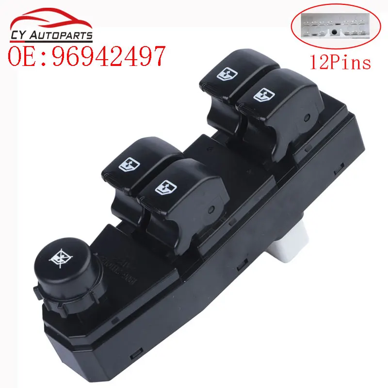 New Front Left Power Window Switch For Chevrolet Spark 2013-2016 96942497