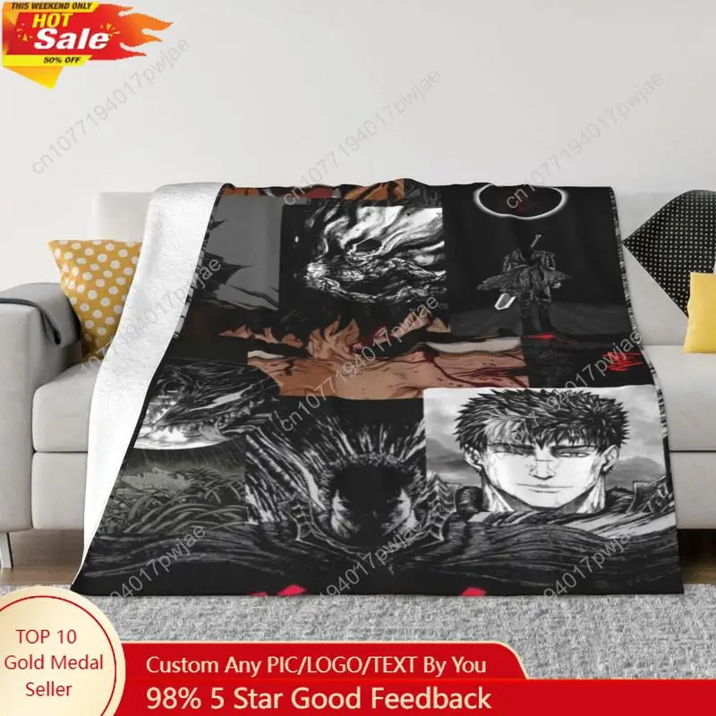 

Berserk Anime 000277 Anime Bed Blanket Custom Blanket Winter Blankets blankets for winter Throw Blanket
