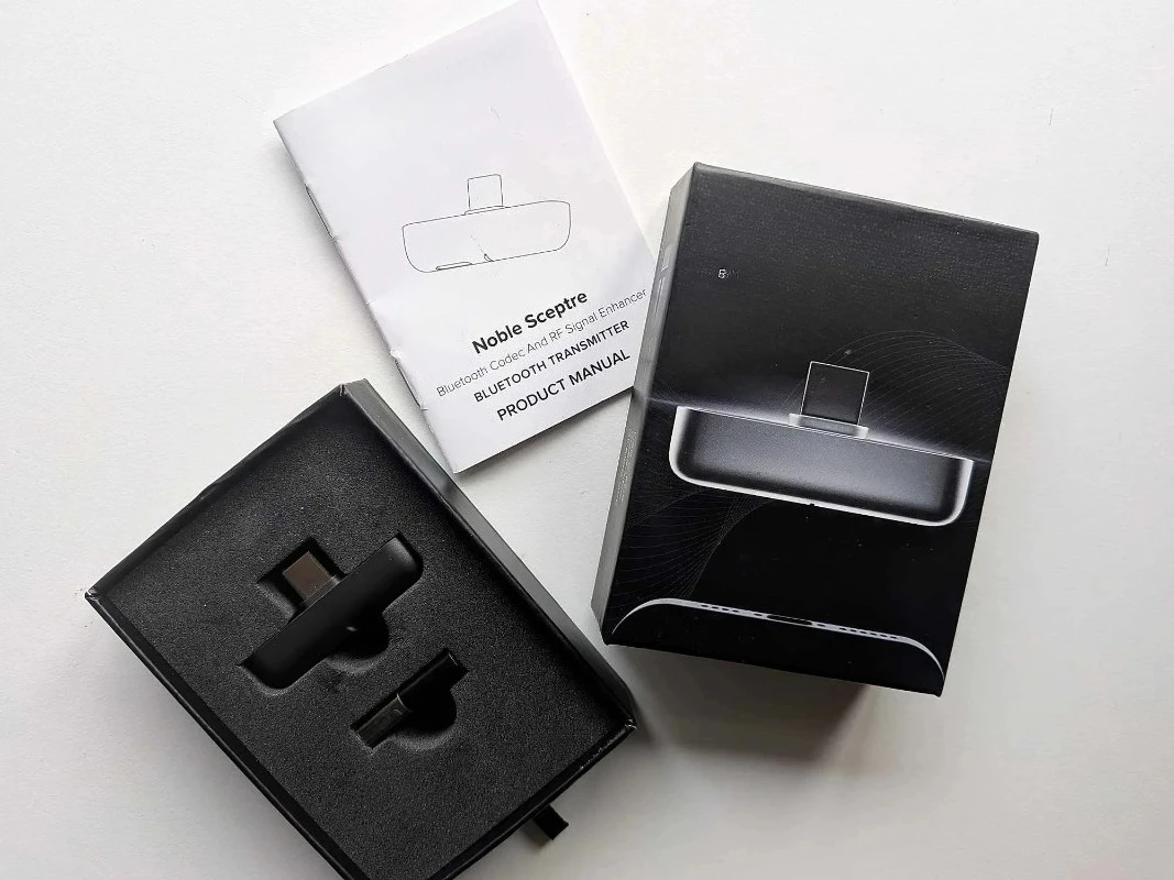 2026Original New Noble Sceptre Bluetooth Dongle High-Definition Lossless Audio Wireless, USB-C, In Stock
