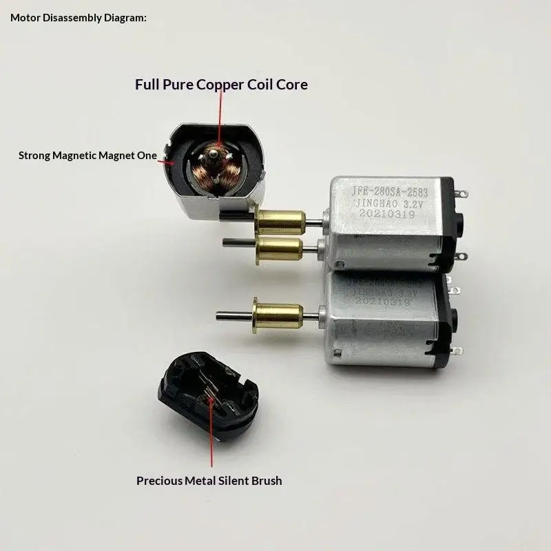 New Sale 1Pcs DC3.2V-3.7V High Torque Hair Clipper Hair Clipper Carving Hair Clipper Motor FF280SA-2583 DC Motor