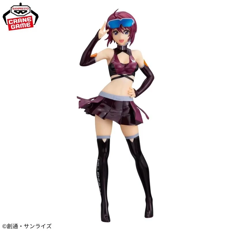 Original BANDAI MOBILE SUIT GUNDAM SEED FREEDOM GLITTER&GLAMOURS-Lunamaria Hawke- Racing ver. Figure Anime Modle Toys gifts view 3
