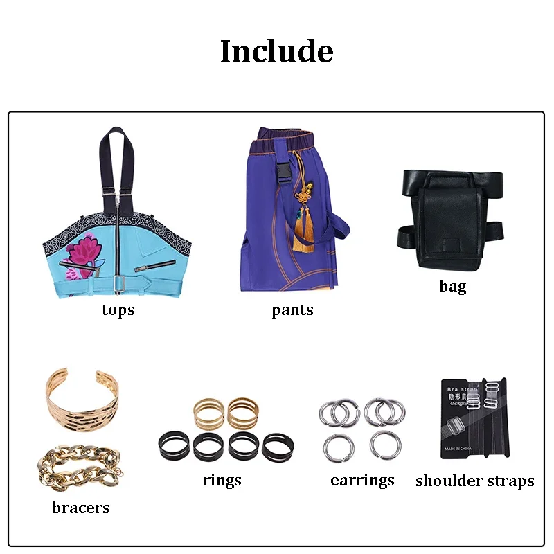 2025 Halloween KPop Zoey Cosplay Costume Wig Women Girls Halloween Carnival Comic-con Party Role Playing Outfits