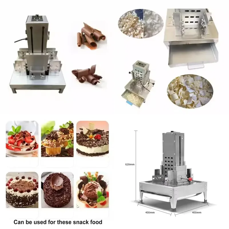 2026 Hot！ Easy-to-Operate Food Processing Machinery: Chocolate Flakes Cutter Shaver Machine for Efficient Chocolate Making
