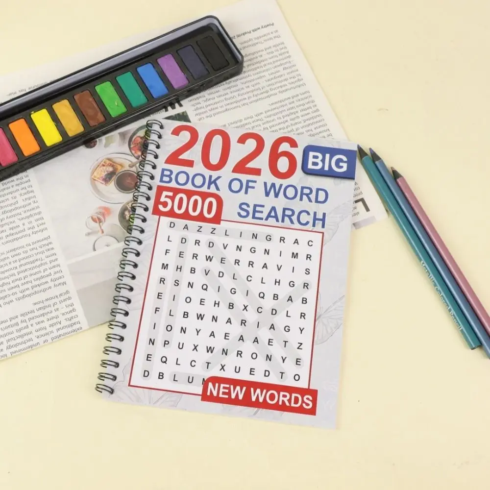 Mixed Words Big Book of Word Search Brain Games Stress Relief Word Search Puzzle Book Large Print Educational Spelling Book