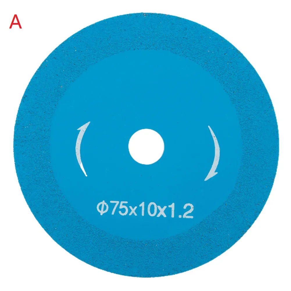 

1pc 3in 75mm Glass Cutting Disc Marble Saw Blade Ceramic Tile Jade Special Polishing Cutting Blade Brazing Abrasive Tools